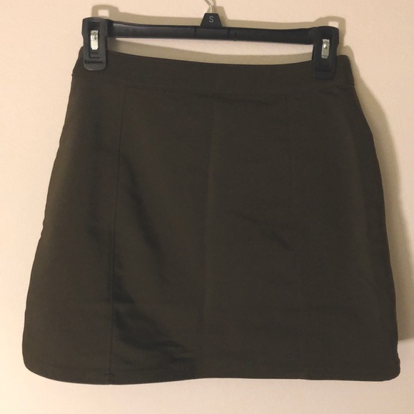 Olive Green Skirt - Picture 2 of 2